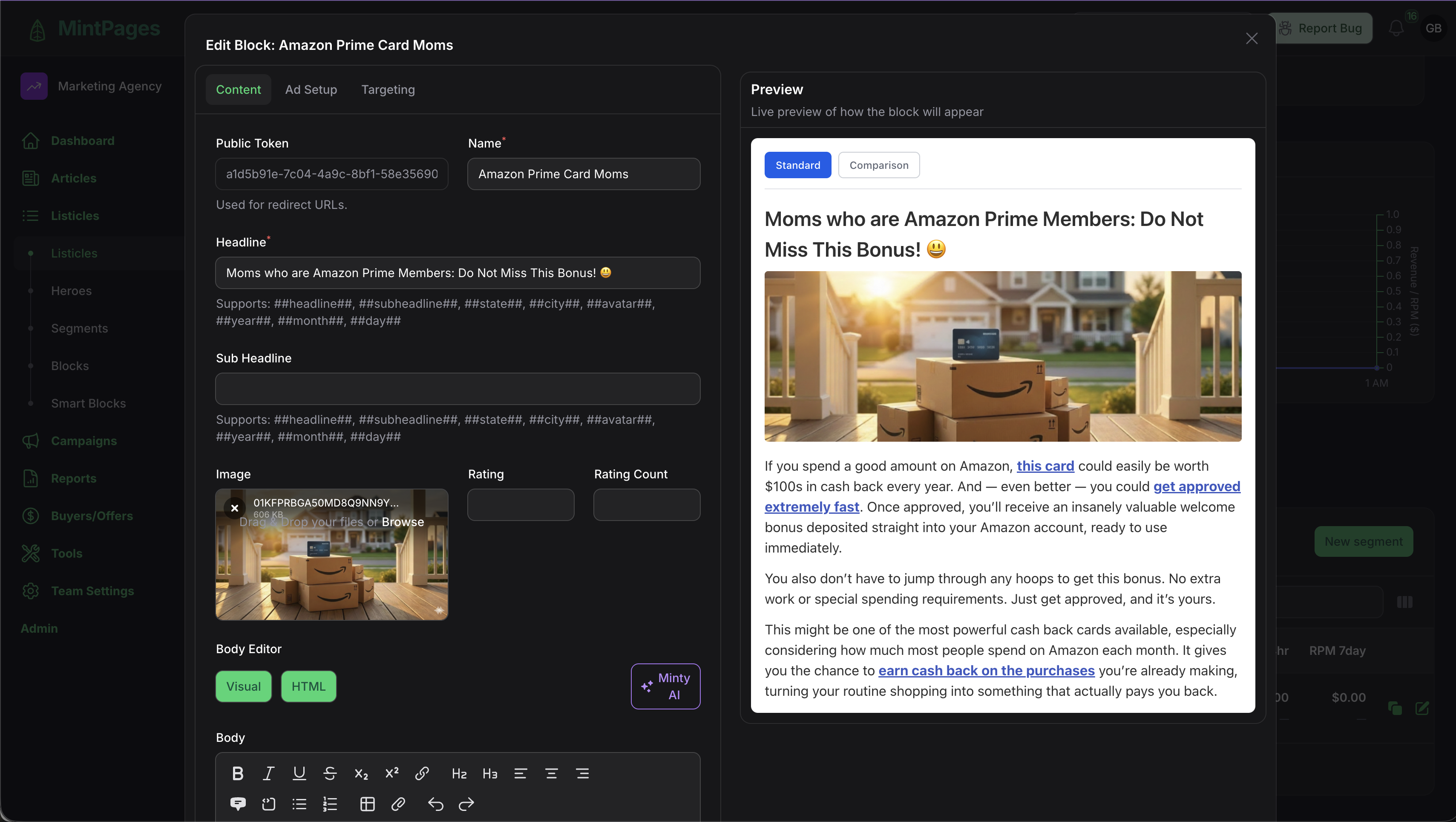 Content Block Editor